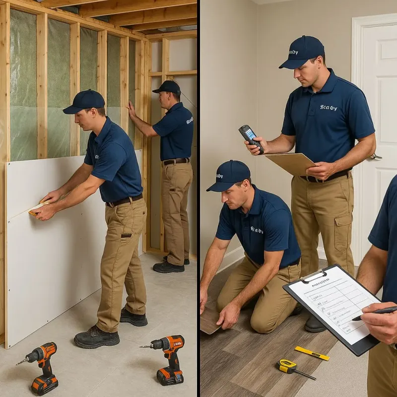 Repairs and Reconstruction process in North Belle Vernon, PA