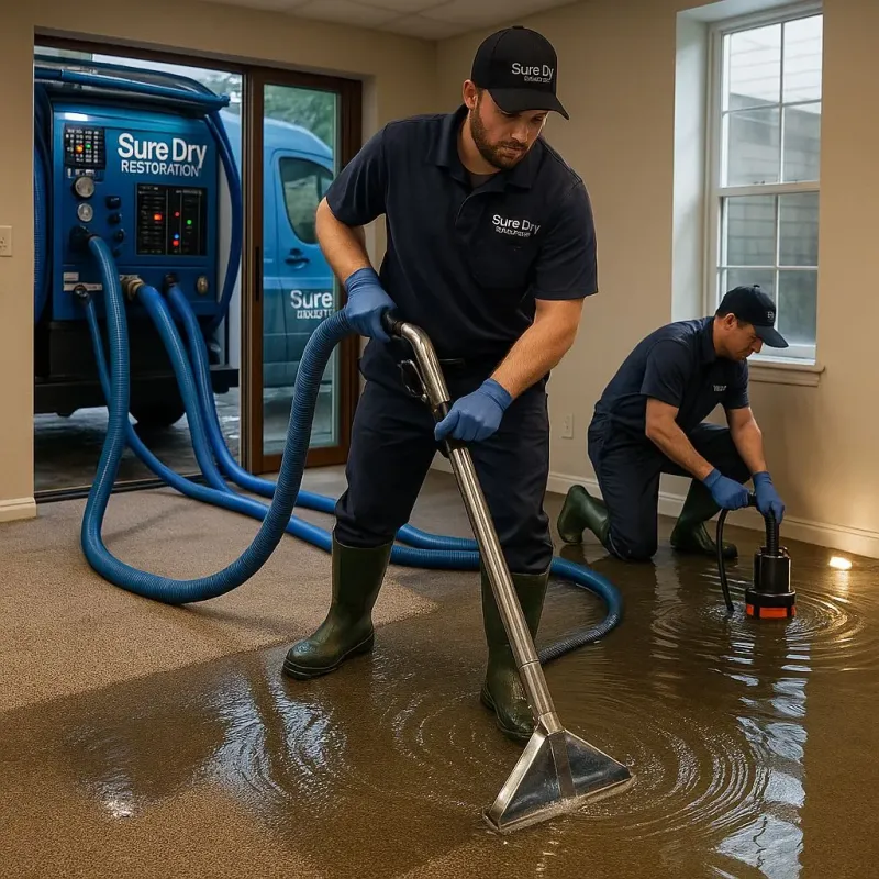 Water Extraction and Removal process in North Belle Vernon, PA